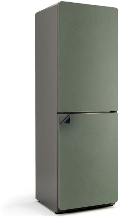 Wallfluent Magnetische Koelkastmat - Olijf Koelkast Magneet Sticker - 60 cm x 190 cm - Olijf Magnetische Koelkastmat - Magneetfolie Koelkast - Koelkastfront Decoratie Magneet - Herbruikbare Magneetmat Koelkast