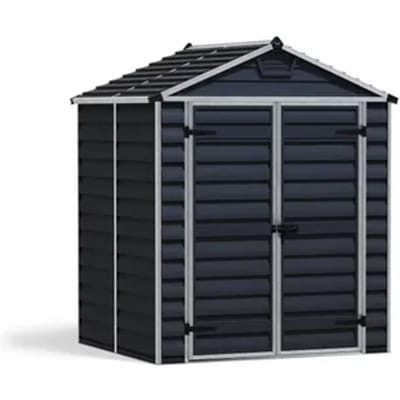 Canopia Metalen Tuinhuis Skylight - Grijs - 154x185cm - Met Vloer