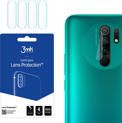 3MK - Lensbescherming - Xiaomi Redmi 9 - Doorzichtig - 4 stuks