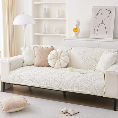 Bankkussen, Universeel Antislip Kussen voor Alle Seizoenen, Nieuw Licht Luxe en High-end Kussen, Leren Bankhoes, Stoffen Handdoek 70*70cm