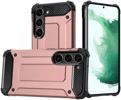 Hoesje Geschikt voor Samsung Galaxy A05S | Shock Proof | Hybride Back Cover | Beschermhoes | Schokbestendig | Extra bescherming | Roze