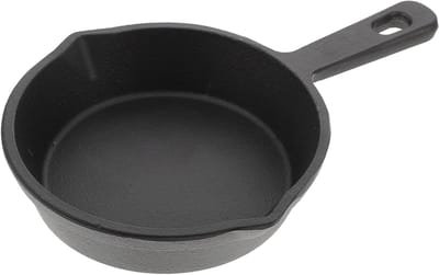 Vierkante Koekenpan - Omeletpan Pannenkoekenpan - Eieren Bakken - Antiaanbaklaag Gietijzer - 22x15.5x3 cm - Zwart