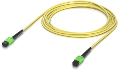 Ubiquiti UACC-OFC-SA-MPMP-3M InfiniBand en Glasvezelkabel MPO-12 Geel