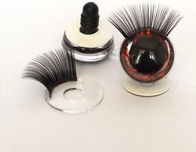Speelgoedogen Set - Poppenogen Wimpers - Poppen Maken - Betrouwbaar Materiaal - 20 Stuks 12-30 mm - 3D Kleuren
