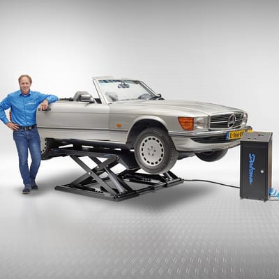 Datona® Autobrug verrijdbaar - 230V - Zwart