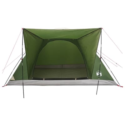 vidaXL - Kamperen - tent - 6-persoons - Groen - Polyester - en - Staal