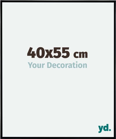 Your Decoration - Fotolijst 40x55 cm - Kunststof - Zwart Mat - Evry
