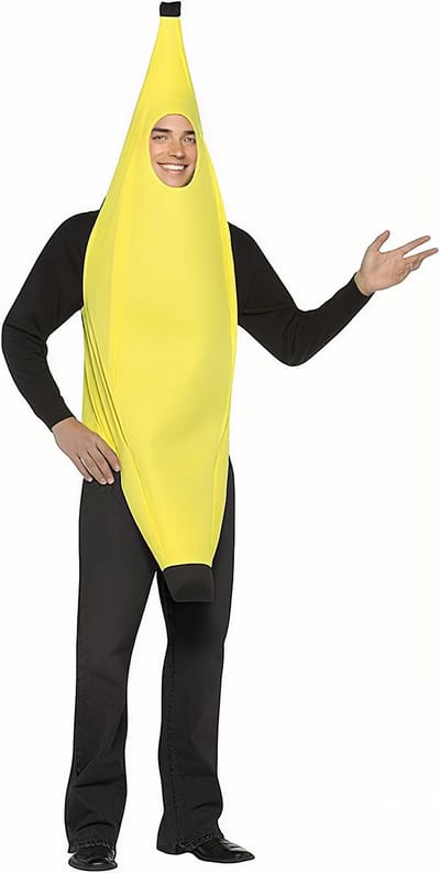 Halloween kostuum - Banaan kostuum Volwassenen - Verkleedkleding Bananenpak - Carnavalskleding - Volwassene - Unisex - Eén maat