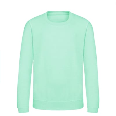 Just Hoods - AWDis Sweat Kinder - Peppermint maat 3/4 (XS)