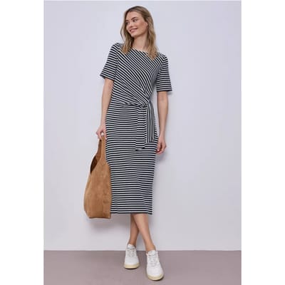 Jurk met knoopdetail