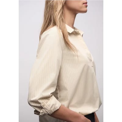 Gestreepte zakelijke blouse