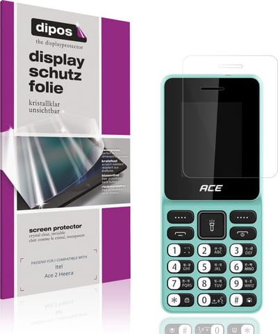 dipos – 4x Beschermfolie geschikt voor Itel Ace 2 Heera | Krasbestendige & heldere Screenprotector Ultra-Thin