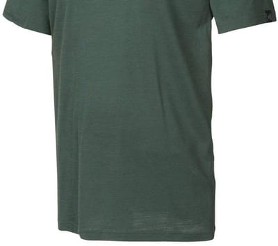 Ivanhoe t-shirt UW Ceasar Sunset voor heren - 100% extra fijne merino wol - Groen