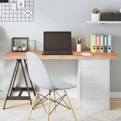 Tafelblad - Keukenblad - Tafel Opknappen - Massief Eikenhout - 140x60cm - Lichtbruin