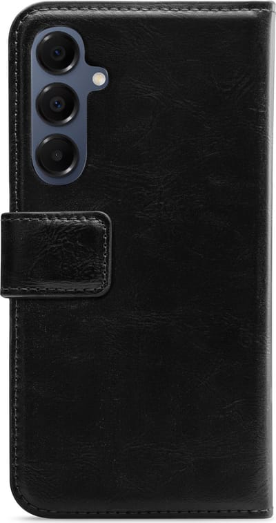 Mobilize Telefoonhoesje geschikt voor Samsung Galaxy A16 Hoesje | Mobilize Magnet Gelly Uitneembare 2in1 Bookcase Portemonnee | Pasjeshouder voor 3 Pasjes | Telefoonhoesje voor Pinpas / OV Kaart / Rijbewijs - Zwart