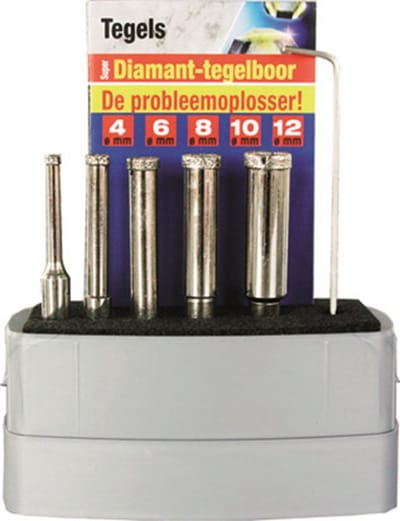 Rotec 5-delige diamanttegelboren set