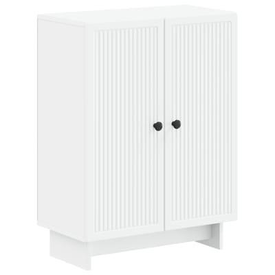 vidaXL - Badkamer - Opbergkast - EDE - Wit - 59,5 - x - 31 - x - 80 - cm - Bewerkt - hout