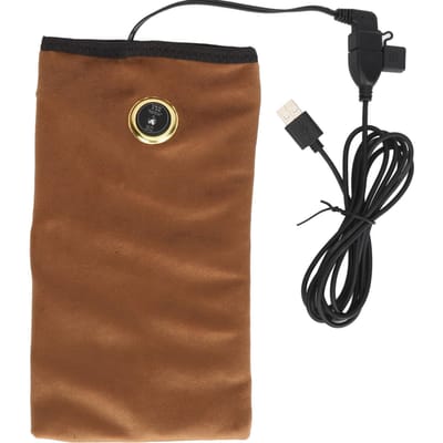 USB Verwarmde Handwarmer Warm Kompres Voorkom Bevriezing 3 Temperatuur Elektrische Handwarmer Zak black