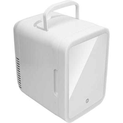 4L Make-up Opberg Mini Koelkast 12V LED HD Koeler en Warmer Verzegelde Schoonheidskoelkast voor white