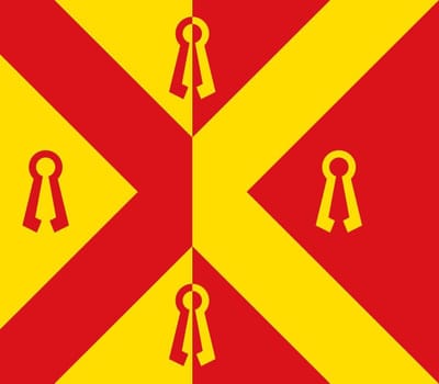 Vlag Gennep 50x75cm