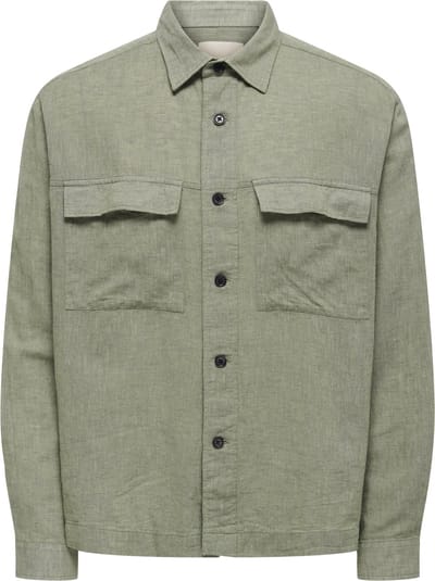 ONLY & SONS Overshirt ONSCAIDEN Linnen Overshirt