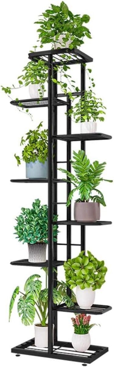 MKSS® Plantenrek Buiten - Klimrek Planten - Plantensteun - Plantenstandaard - Zwart