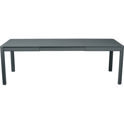 Fermob Ribambelle tafel - 26 stormgrijs - 2 Inlegplaten