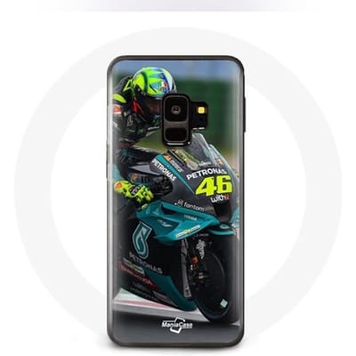 Hoesje - Valentino Rossi - Samsung Galaxy S9 Plus - Flexibel - Zwart - MotoGP 46