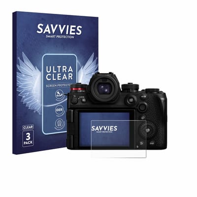 Savvies - Screenprotector voor Panasonic Lumix DC-S1IIE - Folie Beschermfolie transparant 6 Stuks