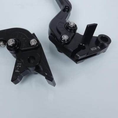 Levier Myra pour moto Kawasaki 750 Z 2007 à 2012 alu CNC noir / paire Neuf