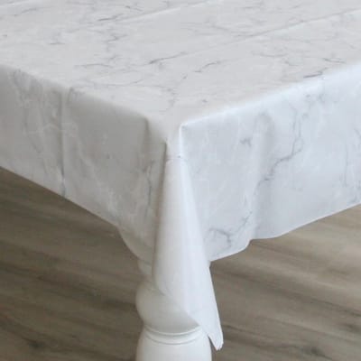 Tafelzeil/tafelkleed marmer look 140 x 250 cm - Tuintafelkleed