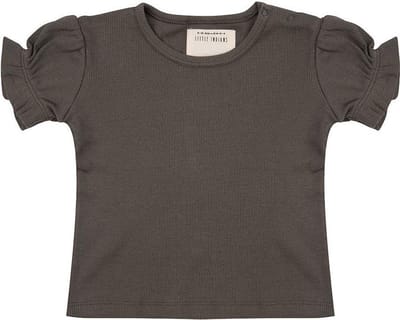 Little Indians Shirt Ruffle Meisjes Katoen Legergroen Mt 104