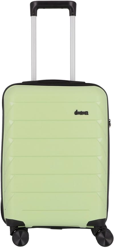 d & n Travel Line 4100 4 wielen Cabinewagen S 53 cm - Harde bagage - TSA slot - lime green