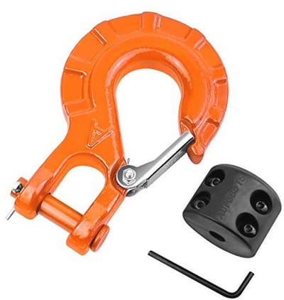 Upgrade Heavy Duty Lierhaak Gesmeed Staal voor Lieren - 35 Lbs Capaciteit - Veiligheid Klink en Haak Stopper