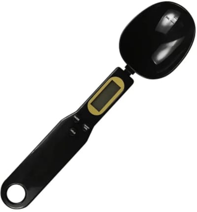 Keukenweegschaal| kook weegschaal| digitale precisie weegschaal Maatlepel| Lepelweegschaal| Digitale Lepel weegschaal| Digitale maatlepel| Dierenvoeding weegschaal| 0.1 tot 500 gram| Wit