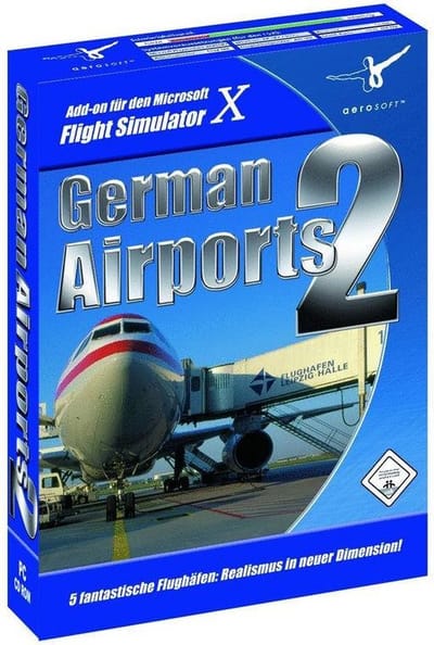 Aerosoft GmbH pc DVD-ROM German Airports 2 - Add-on for FSX and FS2004!