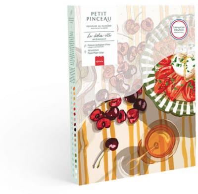 La Petite Epicerie Painting by Number Kit "DOLCE VITA" 329g H33xW25.5xL3.5cm genummerde schilderijenset | Creatieve | Hobbyset | kinderen en volwassenen