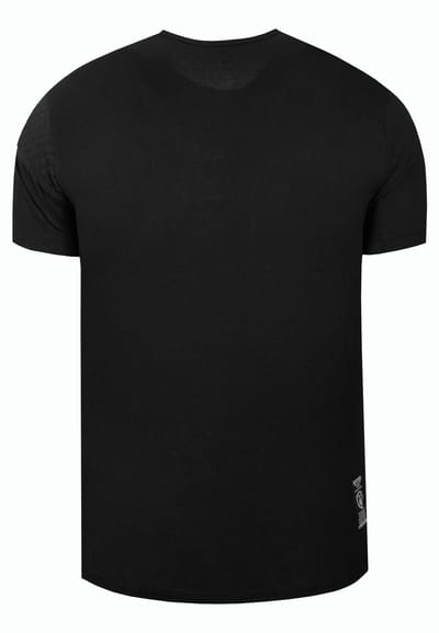 Olie-gewassen T-shirt met knoopsluiting