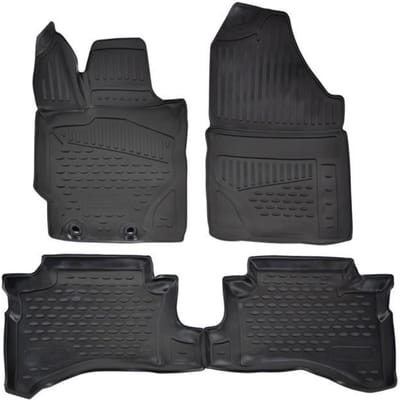 J&amp;J AUTOMOTIVE | Tapis De Sol En Caoutchouc 3D Exclusive Pour Toyota Yaris depuis 2020 zwart