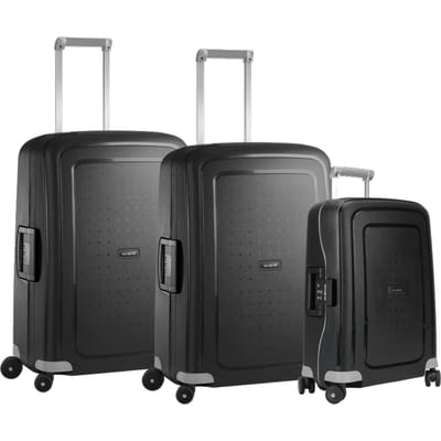 Samsonite S'cure Spinner 69+69+55cm Black kofferset