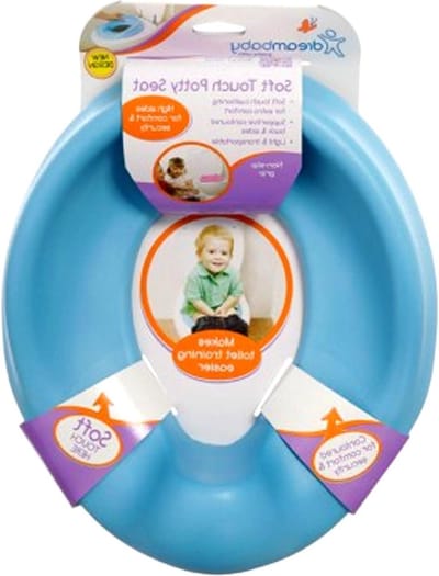 Comfy Potty Toilet Training Seat - Ondersteunend Voorgevormd Vormontwerp - Blauw - Model F675 - 32cm x 6cm x 26cm