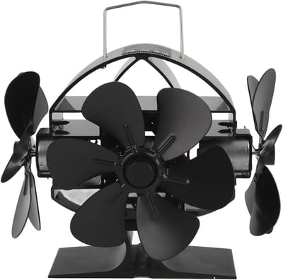 Efficiënte Houtkachel Ventilator met 3 Bladen en 270 Graden Blowing voor Optimale Warmteverspreiding en Beschermhoes