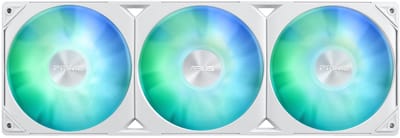 ASUS PRIME Serie - Vloeistofkoeling 360 ARGB - Wit - Drie Ventilatoren - PWM Ondersteuning