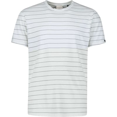 No Excess No Excess T-Shirt Crewneck Pin Stripe Garment Dyed Ice  L
