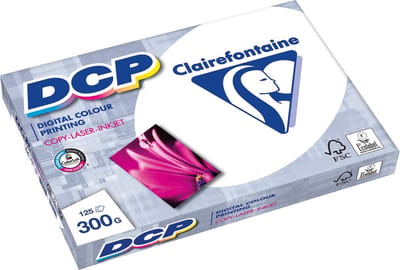 Clairefontaine DCP presentatiepapier A4, 300 g, pak van 125 vel 5 stuks