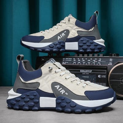 Nieuwe Herenschoenen Hoge Top Heren Sneakers Casual Mesh Leer Platform Seizoenen Buiten Wandelen Mode Ontwerper Luxe Tennis 41