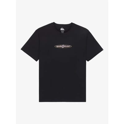 Quiksilver Ev Wild Worlds T-shirt Met Korte Mouwen Zwart M Man