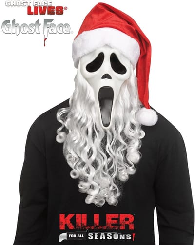 FUNWORLD Ghost Face Official Licence Kerstman Masker Halloween maskers Horror Maskers