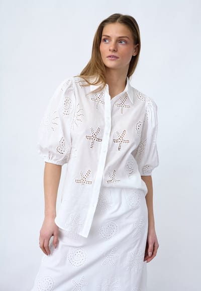 SISTERS POINT Ella-sh78- Dames Blouse - White - Maat XS