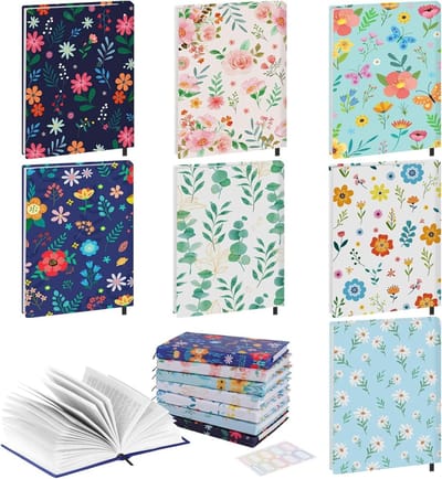 Herbruikbare en Verstelbare Boekomslagen voor Schoolboeken - 7 Stuks Stretchy Covers voor Paperbacks en Textbooks tot 25.4×31.8cm, Perfect voor Bescherming en Stijl